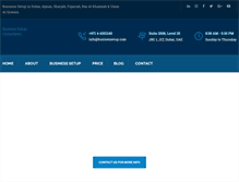Tablet Screenshot of businessetup.com